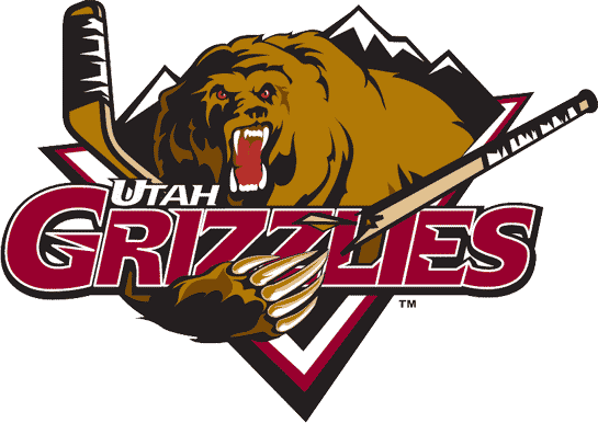 Utah Grizzlies 2003 04-2004 05 Primary Logo iron on heat transfer
